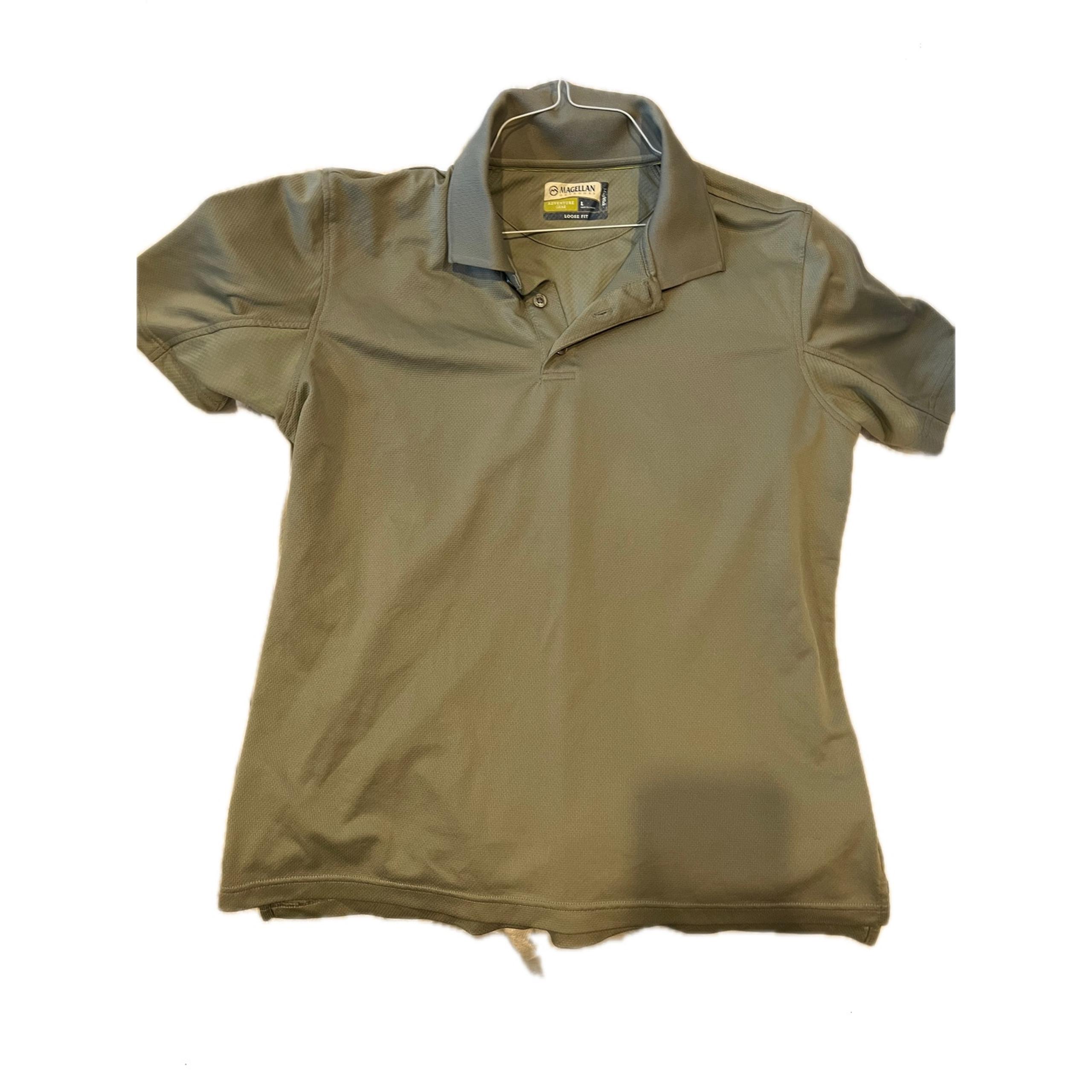 Magellan Green Polo Golf Shirt Mens L