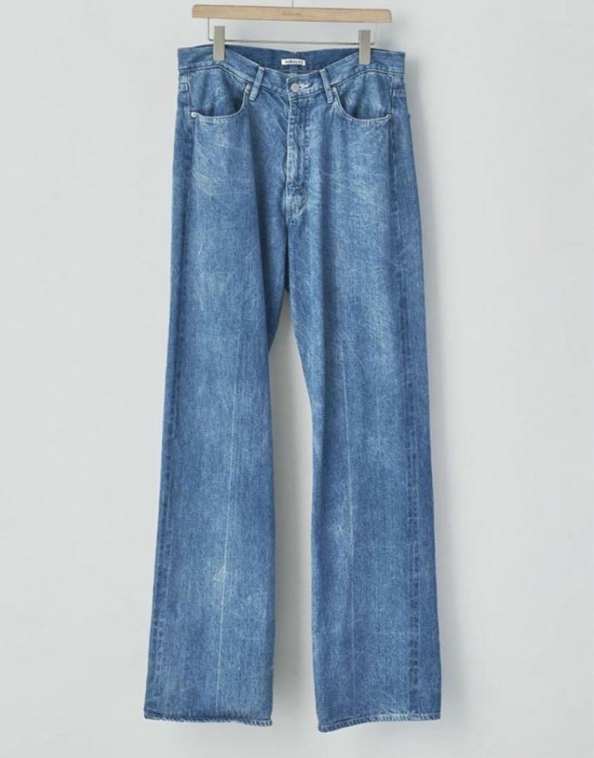23ss AURALEE Selvedge Faded Light Denim
