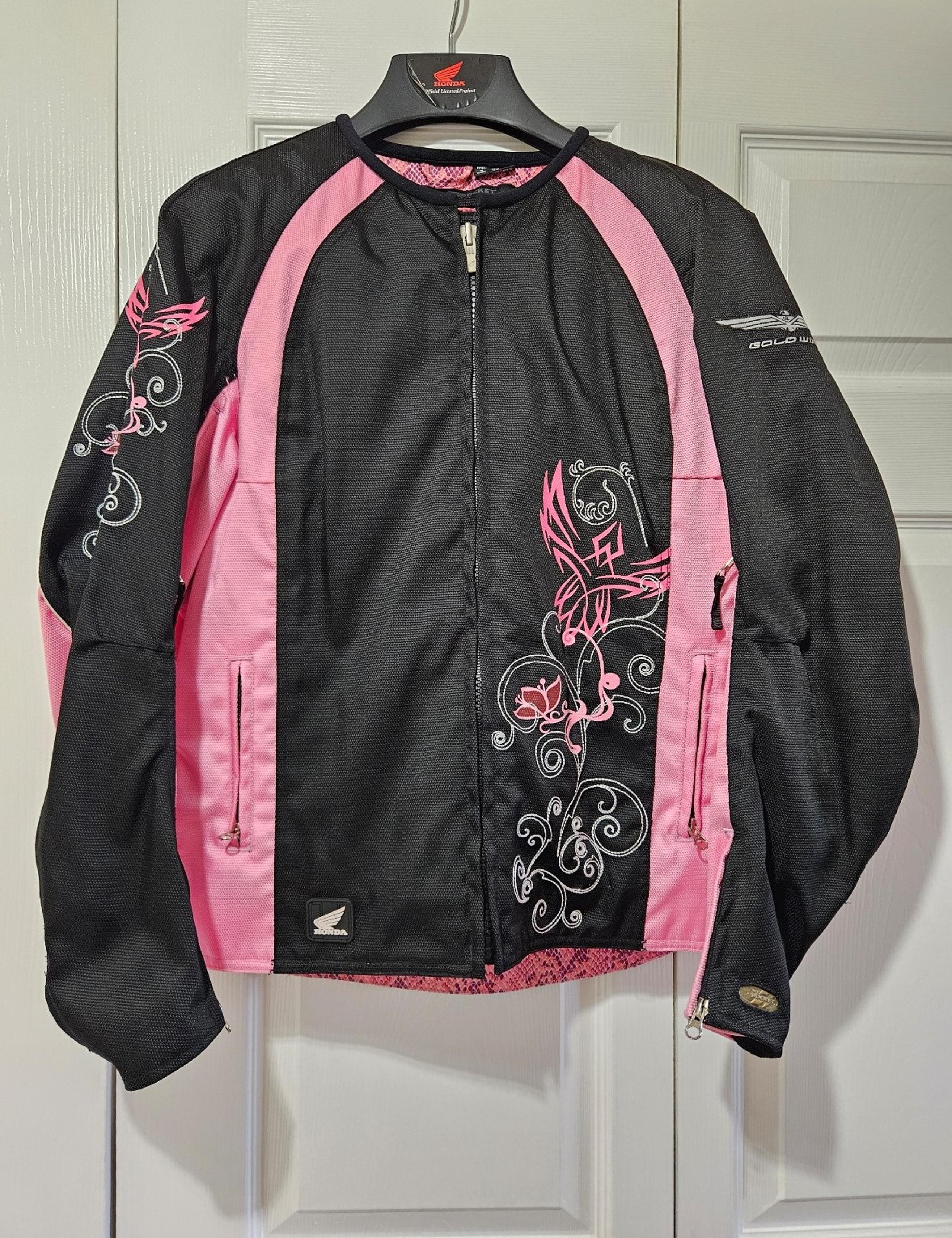 Women's Joe Rocket Motorcycle Embroidered Floral Jacket