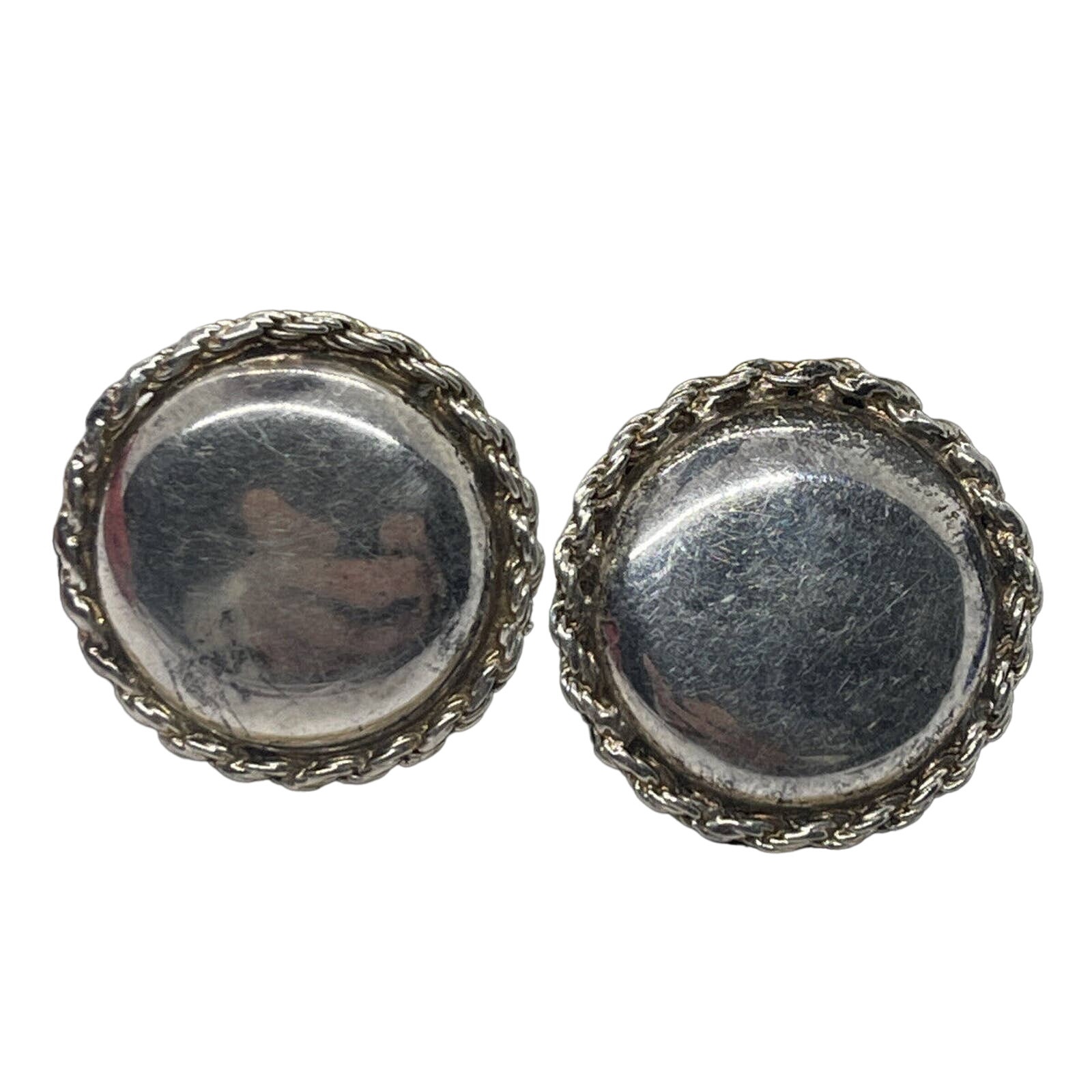 Vintage Sterling Silver Earrings 925 Italy