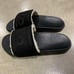 Polo Ralph Lauren Sherpa Lined Black Leather Slides Men’s Sz 9