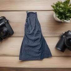 New Intimately FREE PEOPLE Size Small Blue Halter Dress Women