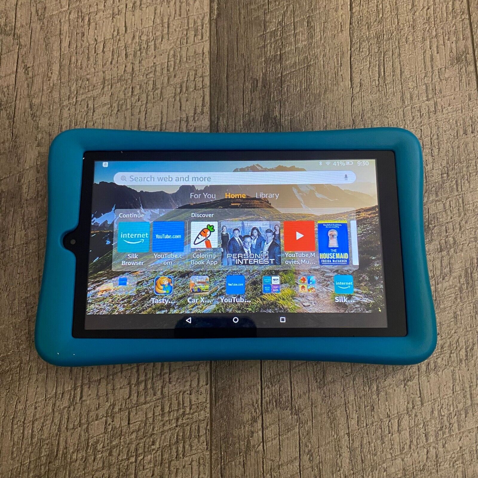Amazon Fire 7 2019 Edition 7 In Tablet 16GB Memory - RED W / Case / bundle