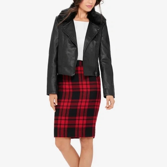 The Limited Plaid Pencil Skirt NWT Size 14