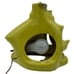 VTG MCM LIME GREEN TV LAMP SAILING SHIP NAUTICAL WITH GOLD PAINT ACCENTS WORKING