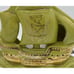 VTG MCM LIME GREEN TV LAMP SAILING SHIP NAUTICAL WITH GOLD PAINT ACCENTS WORKING
