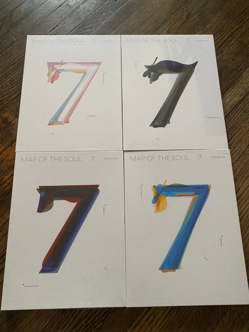 MAP OF THE SOUL 7 ALBUM SET OF 4