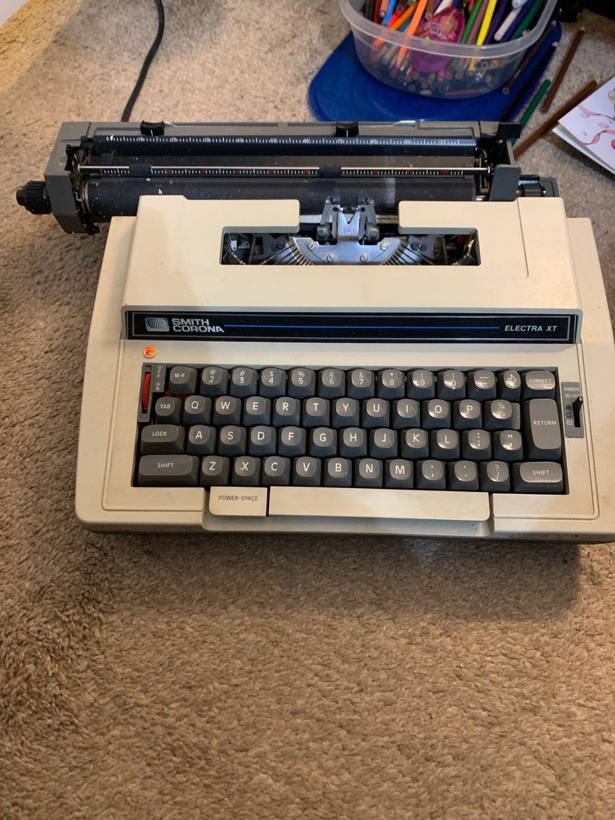 Vintage 1980 Smith Corona Typewriter