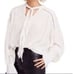 FREE PEOPLE | NEW Wishful Moments Ivory Tie Neck Embroidered Top Women’s Size M