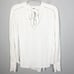 FREE PEOPLE | NEW Wishful Moments Ivory Tie Neck Embroidered Top Women’s Size M