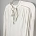 FREE PEOPLE | NEW Wishful Moments Ivory Tie Neck Embroidered Top Women’s Size M