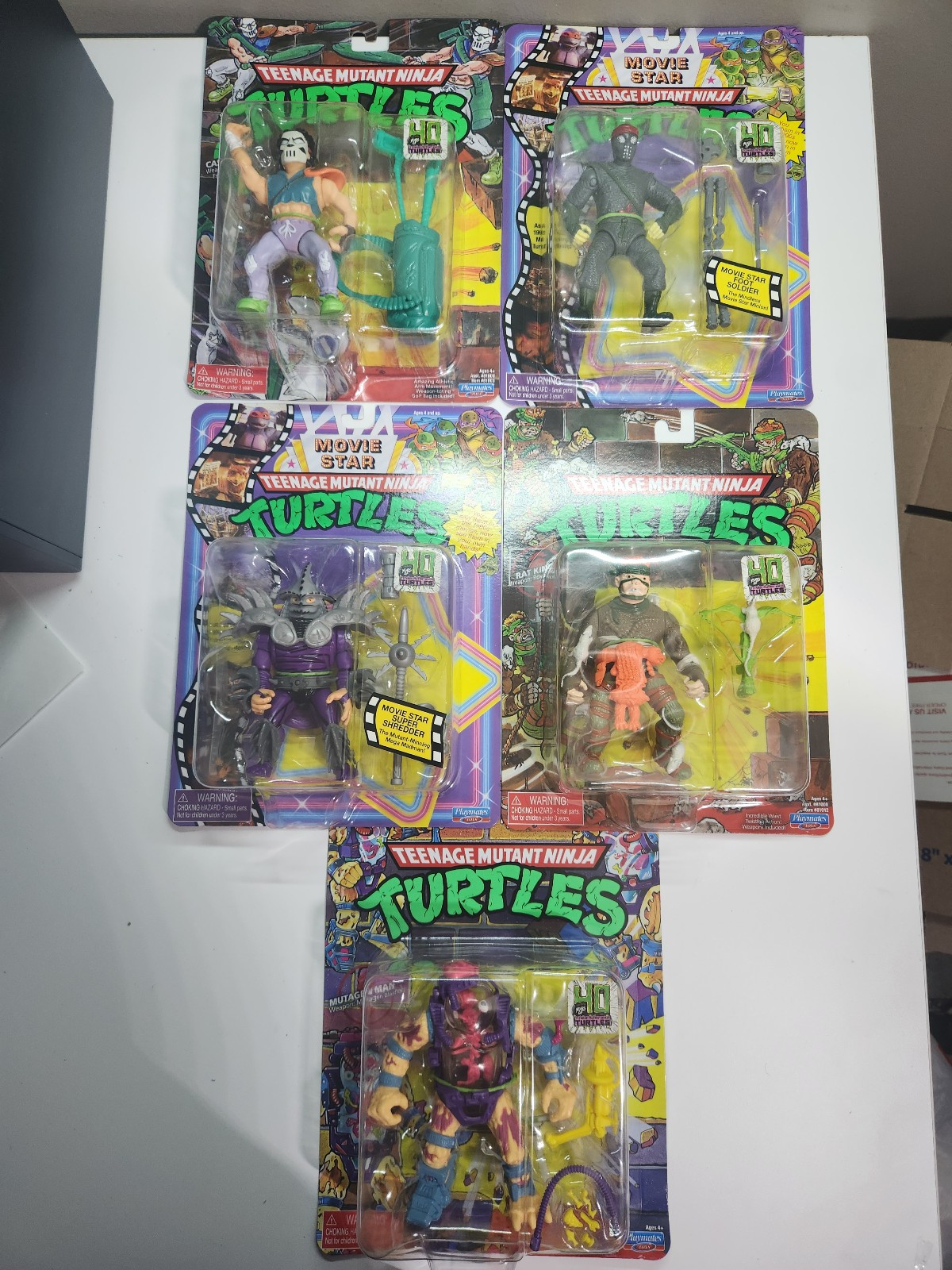 TMNT 40 Years MUTAGEN MAN, RAT KING, CASEY JONES + Lot of 5 NEW 2024 Playmates