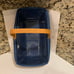 Longaberger Carry Along basket w/denim liner & protector NEW Bundle & save