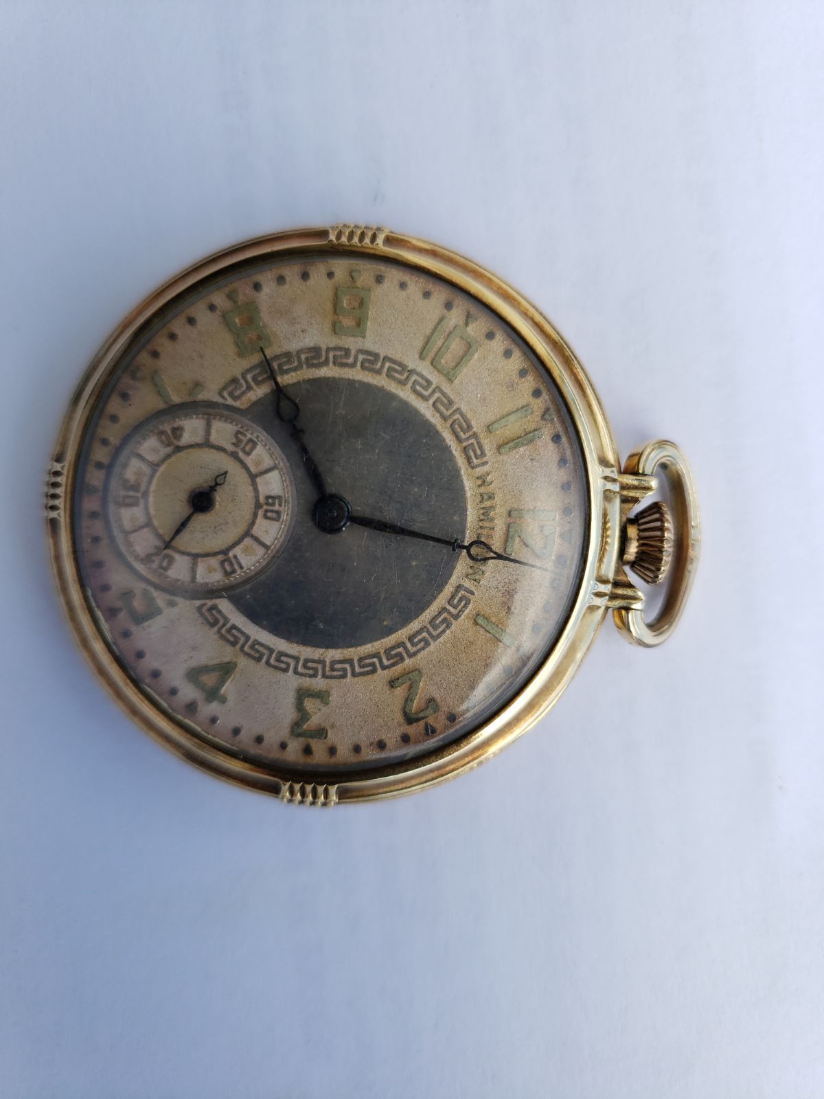 Antic Hamilton Brand Pocket Watch 17 JEW