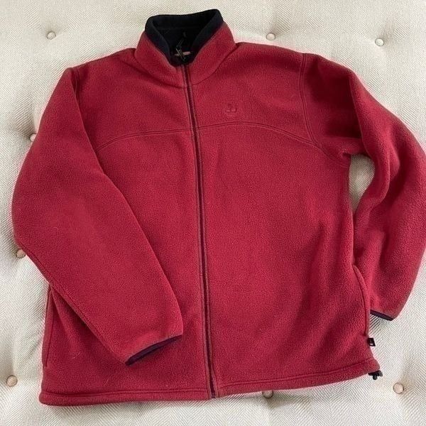 Timberland Rust Fleece Full Zip Jacket XL