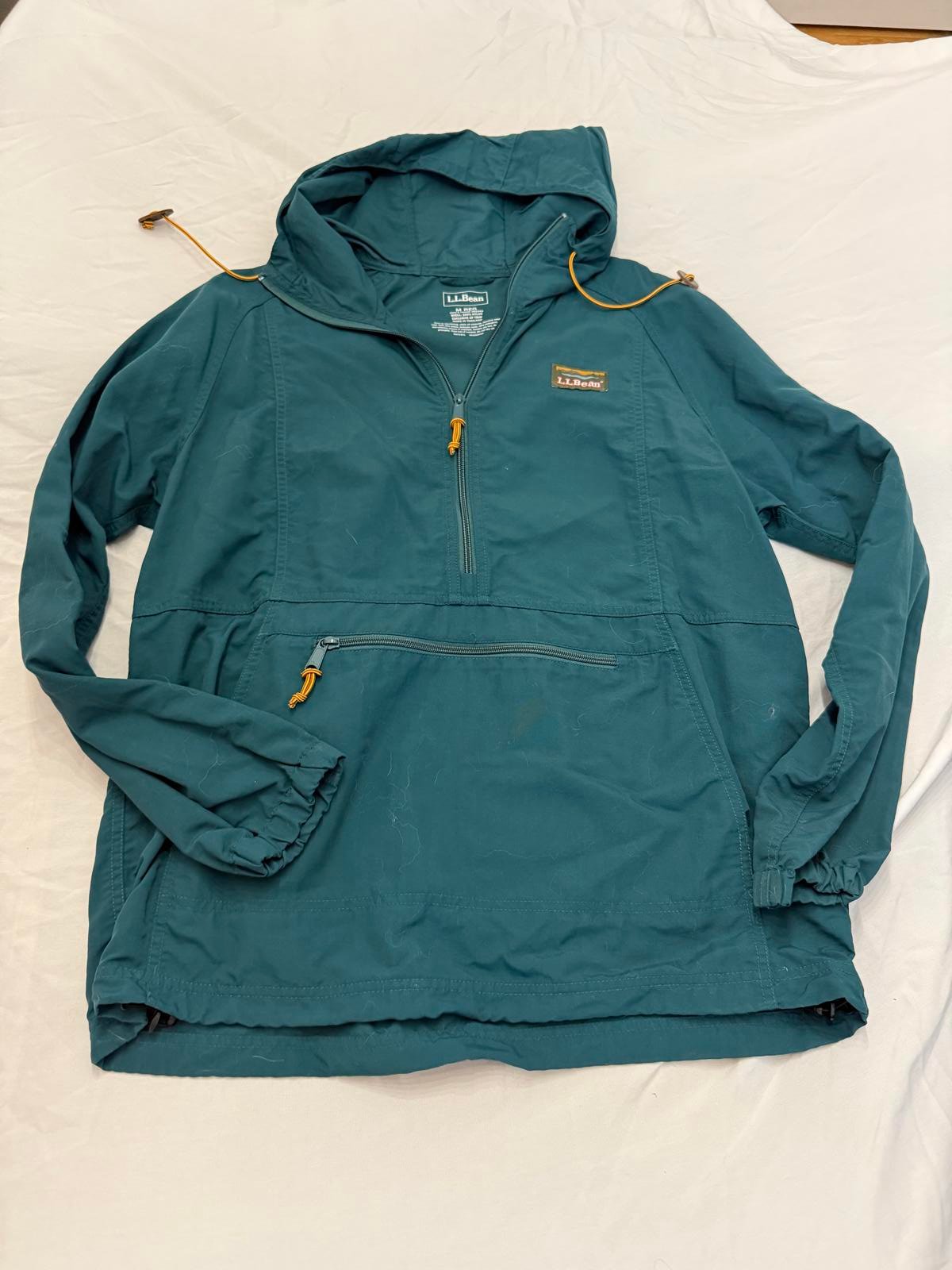 LL Bean Lightweight Pullover Anorak Jacket - Size M
