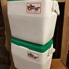 vintage Oscar Coleman lunch beer soda coolers camping camp ice chests 5274 retro