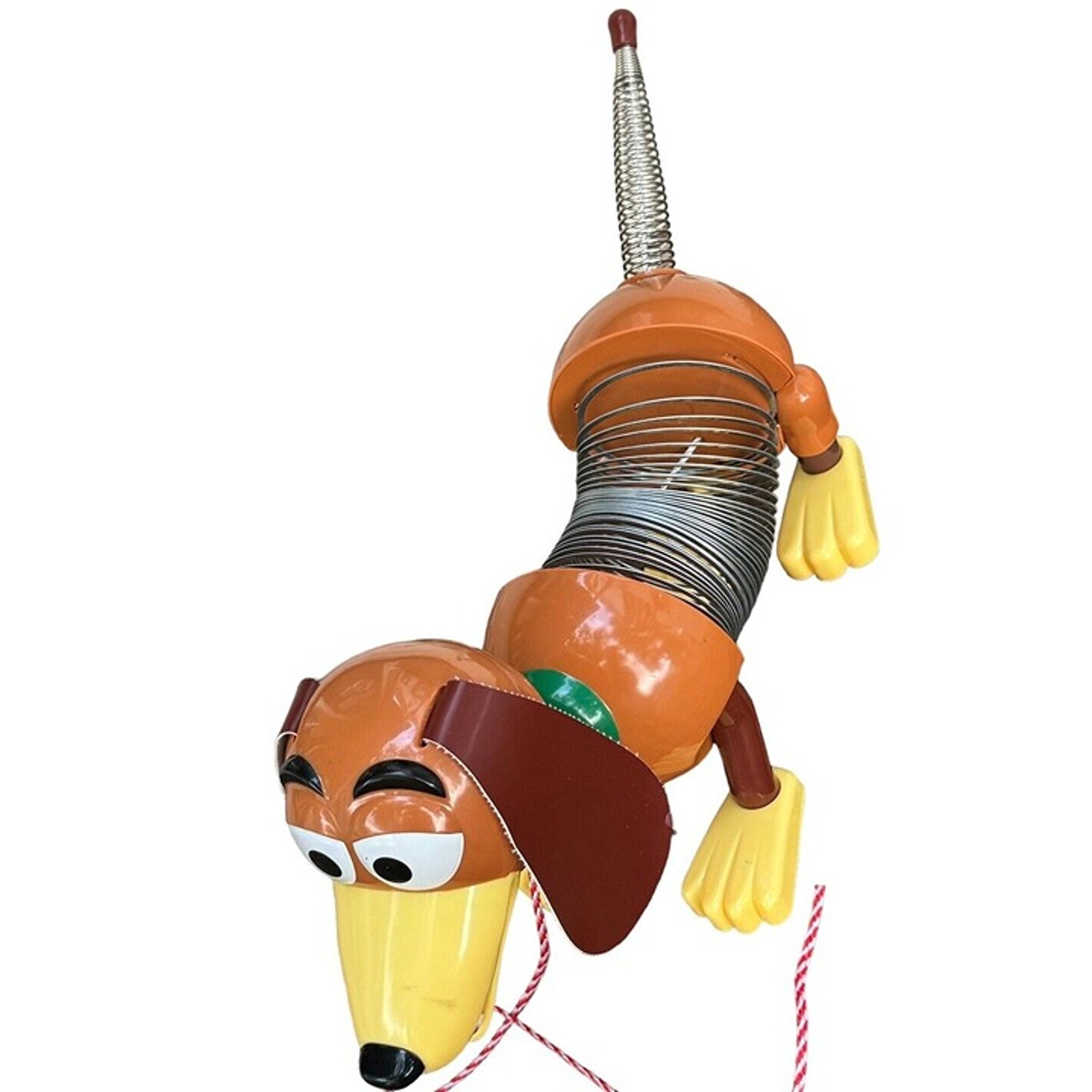 Disney Store PIXAR Toy Story Talking SLINKY DOG Pull Toy 14”