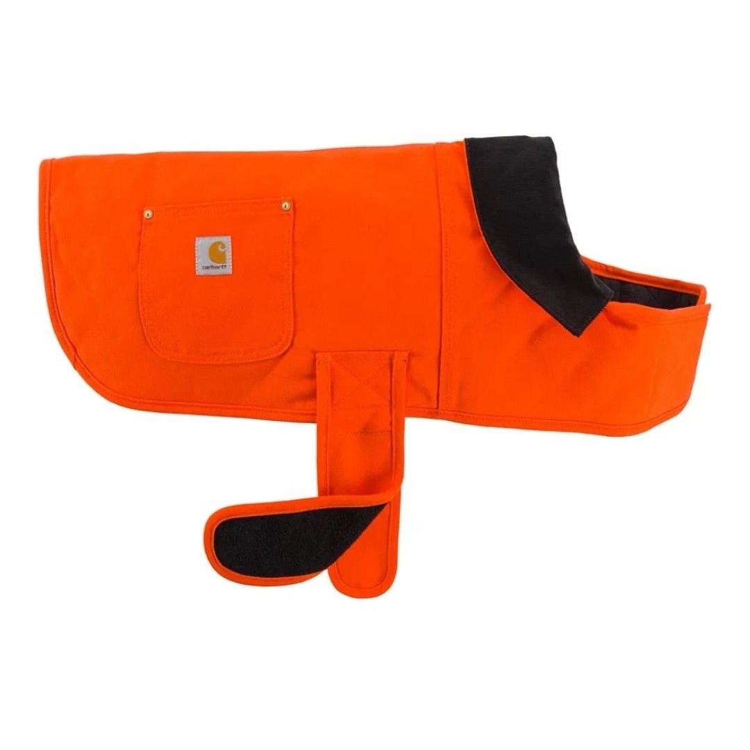 NEW Carhartt Firm Duck Insulated Dog Chore Coat Med PX0340 Hunting Orange Vest