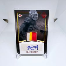 Eric Berry Chiefs Majestic Patch Auto /5
