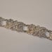 Vintage Sterling Silver Floral Filigree Bracelet
