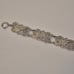 Vintage Sterling Silver Floral Filigree Bracelet
