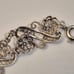 Vintage Sterling Silver Floral Filigree Bracelet