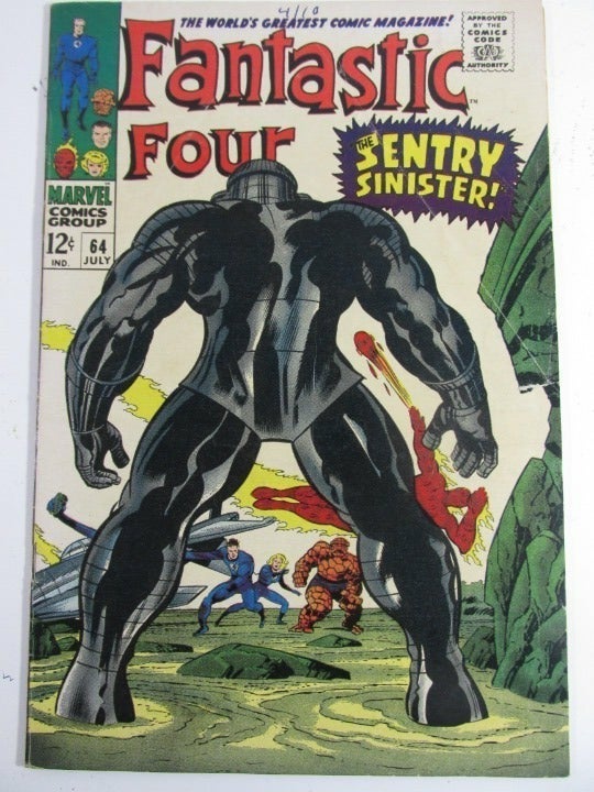 Fantastic Four 64 1st Sentry 1967