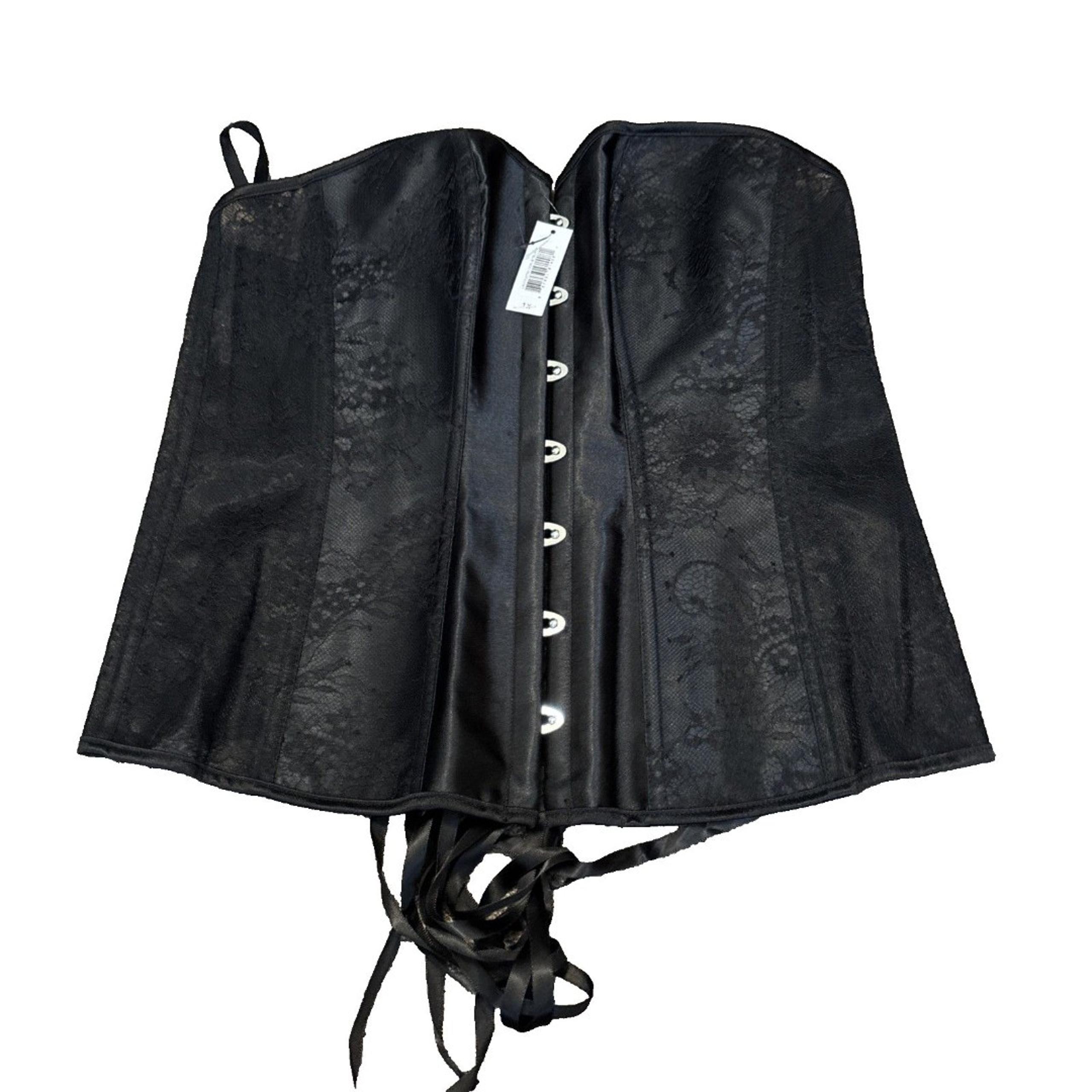 Adore Me Ashoka Corset Black Lace Size 1X - Brand New NWT $60