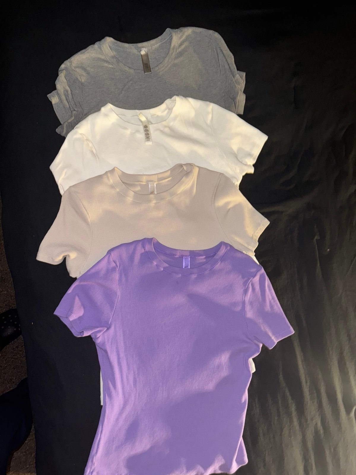 Skims ribbed cotton tee bundle