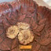 KNOTTS BERRY FARM Vtg 1951 Carved Wood Look Bowl Multi Products Inc Very Rare!