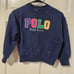 Polo Ralph Lauren Girl Corduroy-Logo Fleece Sweatshirt Size Small
