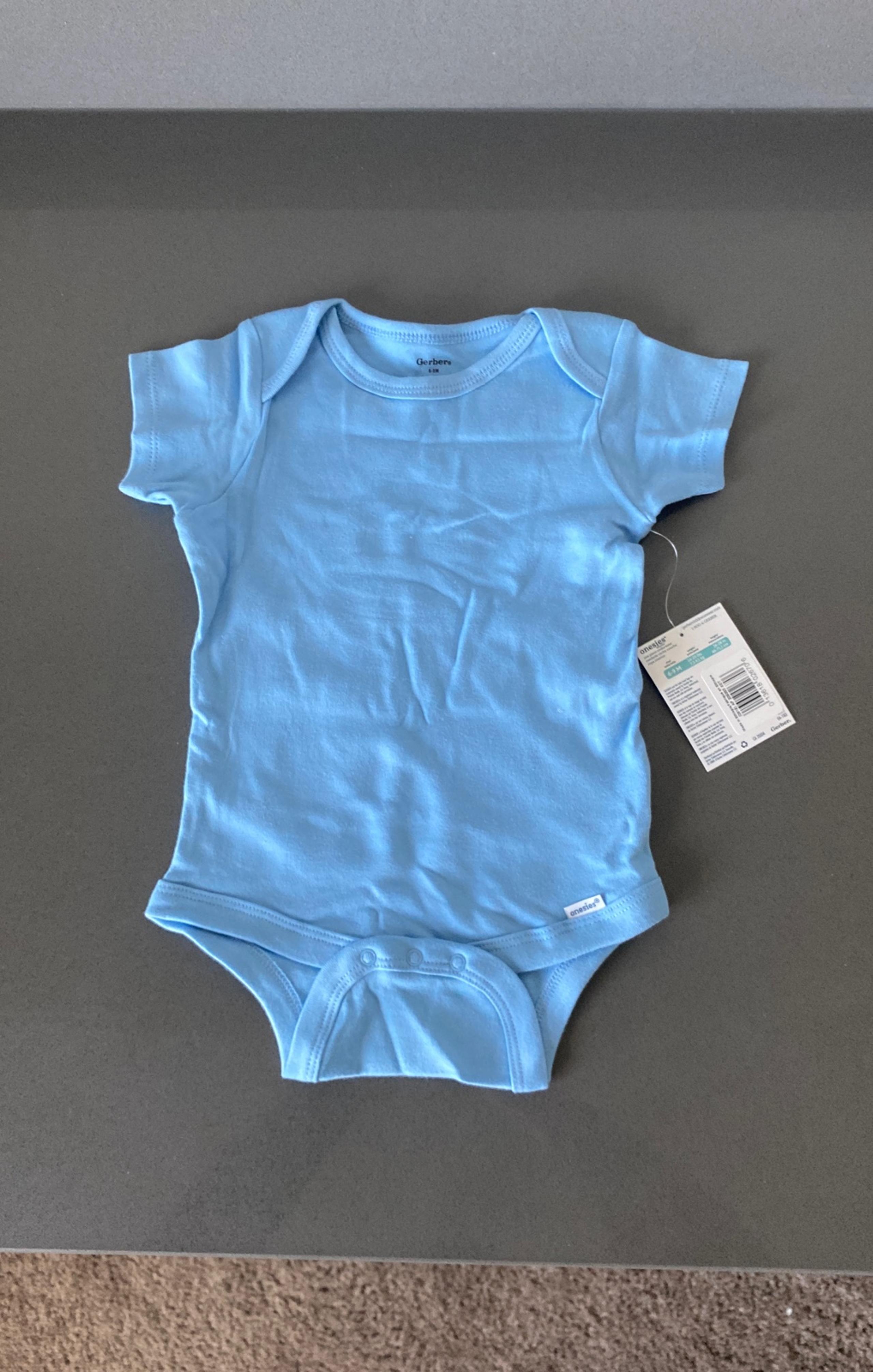 New 5pc Onesies 6-9 M