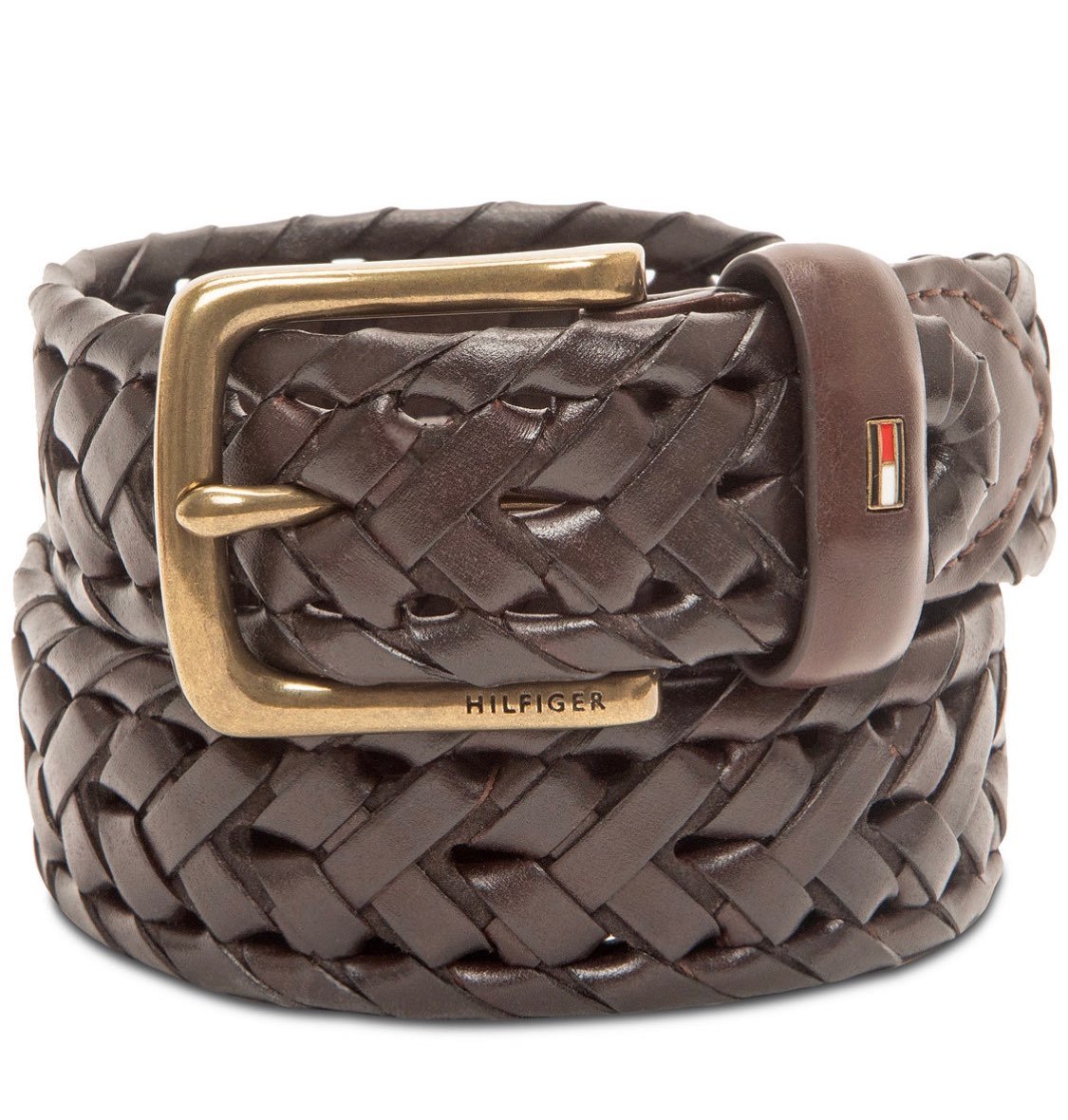 Tommy Hilfiger Braided Mens Casual Belt