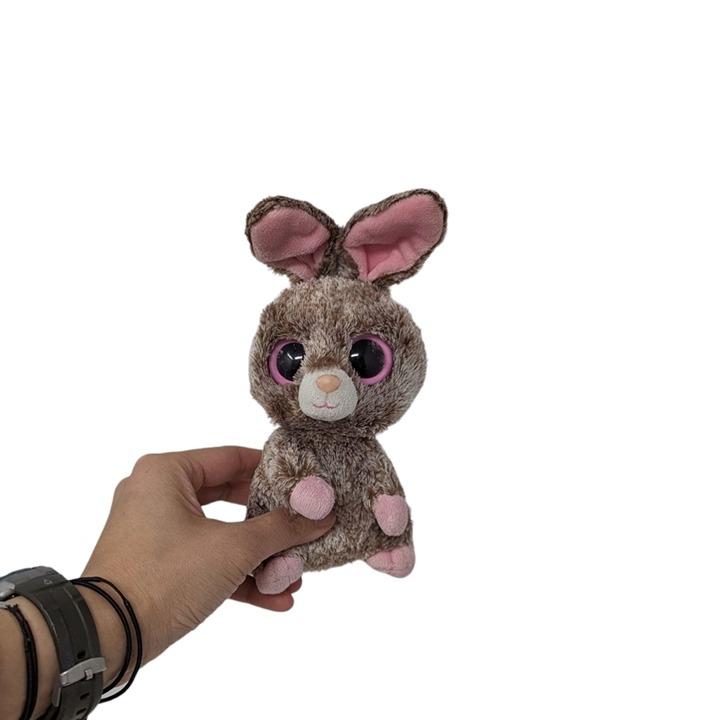 TY Beanie Boos Woody The Brown Easter Rabbit Bunny Plush Stuffed Animal Toy 6