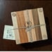 Brand new Longshadow Woodworks snack board and coaster set
