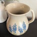 Shakers & Thangs Pottery Texas Magnolia Stoneware Glazed Pitcher - Floral Blue