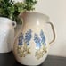 Shakers & Thangs Pottery Texas Magnolia Stoneware Glazed Pitcher - Floral Blue
