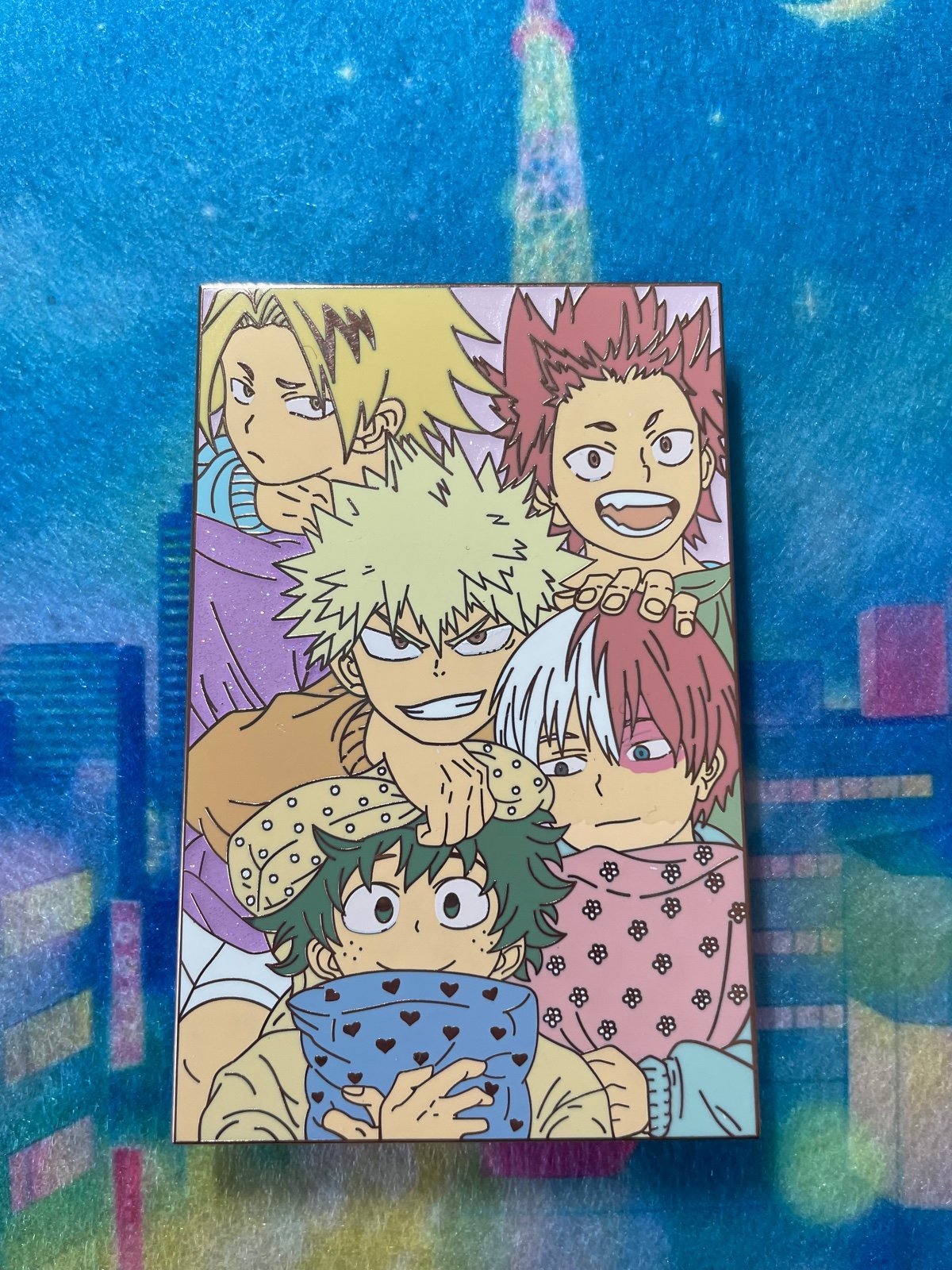 my hero academia fantasy enamel pin