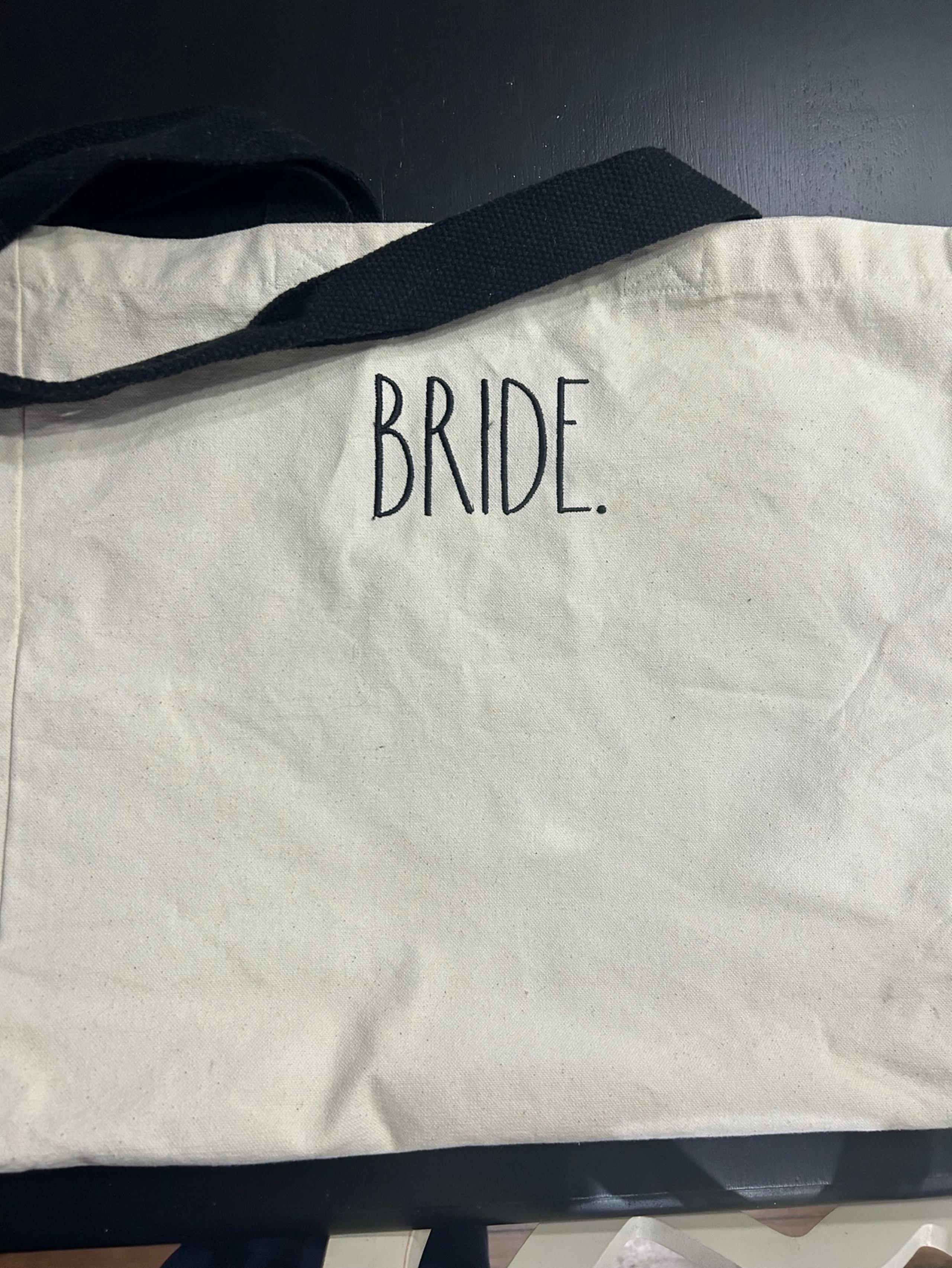 Rae Dunn bride tote