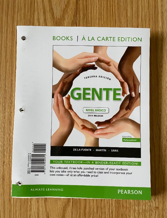 Gente nivel básico, 2015, 3rd Edition