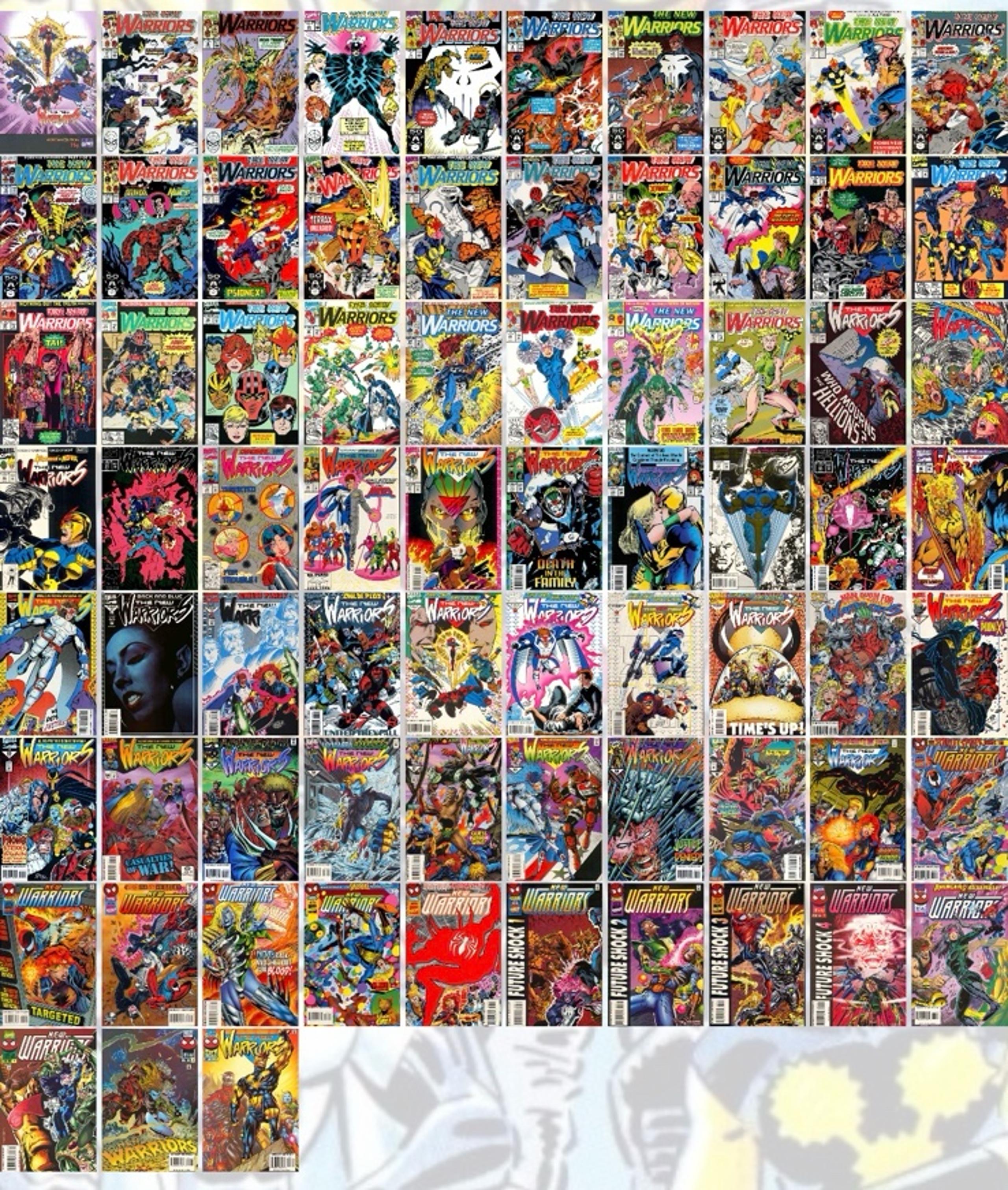 New Warriors assorted lot of 40 issues