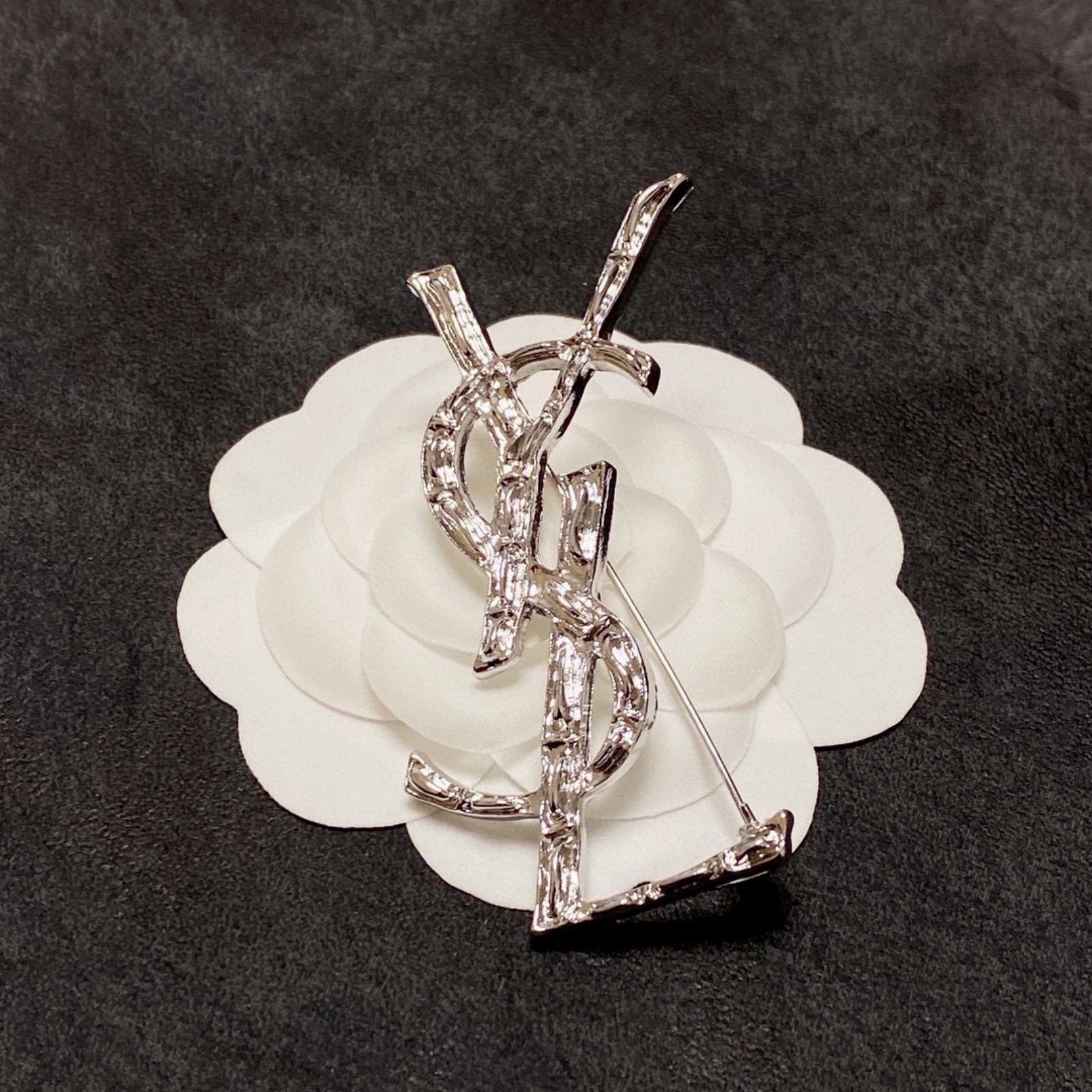 Silver brooch