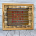 Vintage Wood Dried Wheat Floral Serving Tray Dried Florals Acrylic Farmhouse