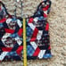 Tommy Hilfiger Women's Standard Wanderlust Patchwork Off The Shoulder Bikini Top