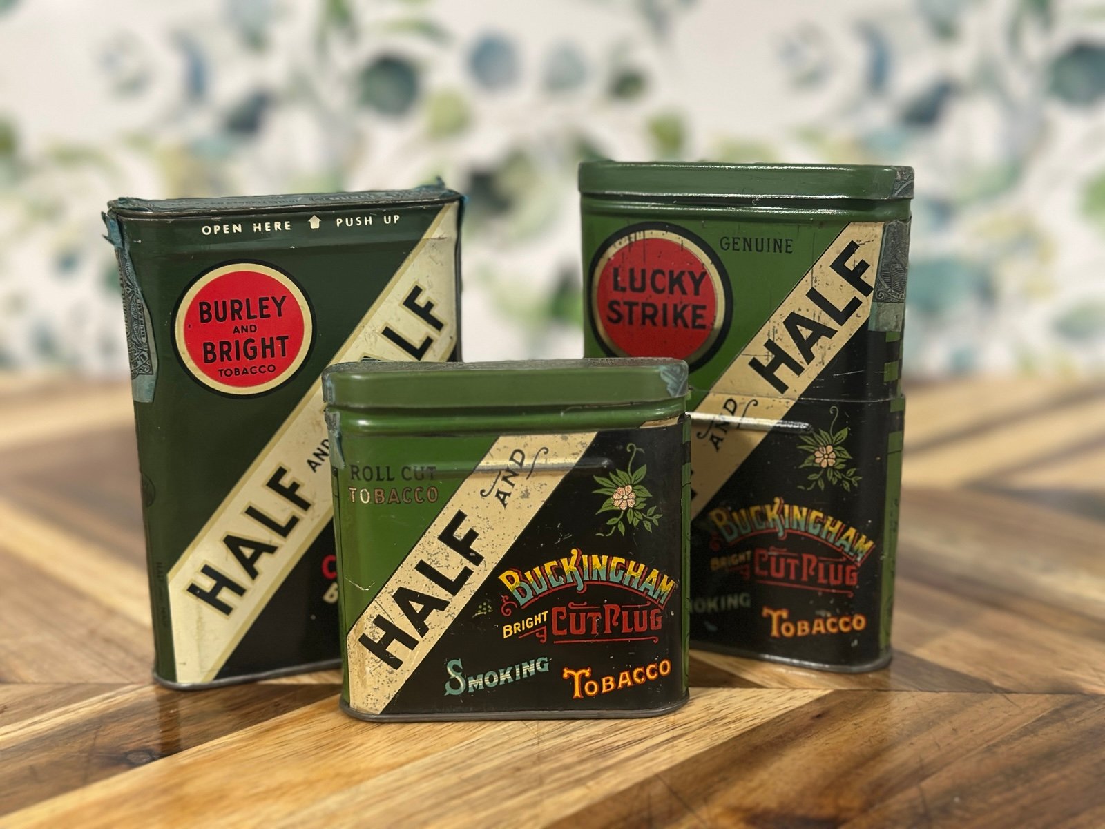 Antique Tobacco Tins