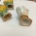 Chinese Porcelain Roosters/Goose Miniature Set Figurines