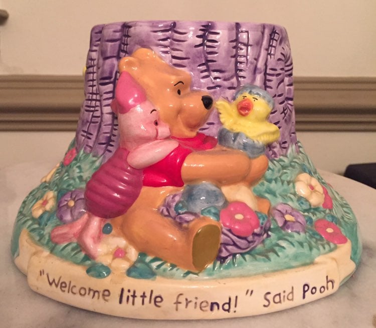 Disney Winnie the Pooh Ceramic Planter