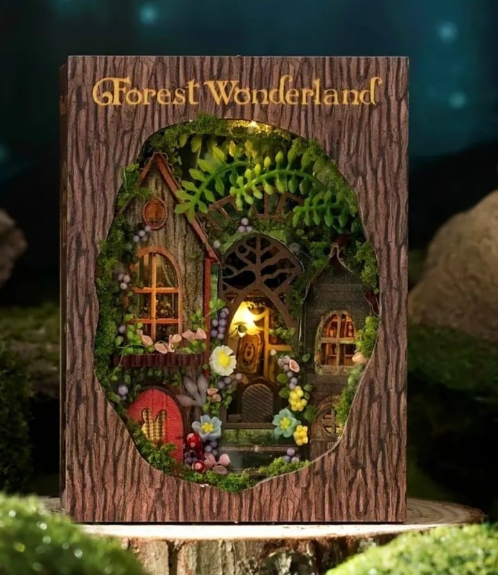Forest Wonderland DIY Miniature Book Nook Kit