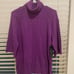 Brand New With Tags Ladies Ralph Lauren Turtleneck Sweater. Purple. Size Small.